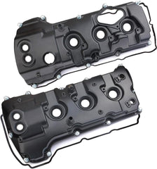 Upgraded Aluminimun Engine Valve Covers Left Right Compatible with Ford F-150 Expedition Transit Mark LT Navigator 3.5 EcoBoost Valve Cover 13-19 2013-2019