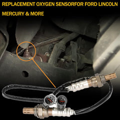 Oxygen Sensor Upstream Downstream O2 2Pcs | Compatible with Ford F150 F250 Ranger Expedition Explorer Escape, Mazda Tribute, Lincoln & More Replace# 15717, 15716, 15664, ZZC318861