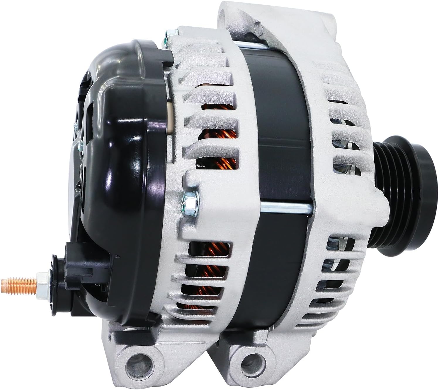 Dodge Alternator Replacement New For 2011-2020 Grand Caravan Journey, V6 3.6 L, 2011-2014 Avenger, 160A Hairpin, 12-15 Ram C V, 11-14 Chrysler 200, 11-16 Town & Country, 11-14 Volkswagen VW Routan
